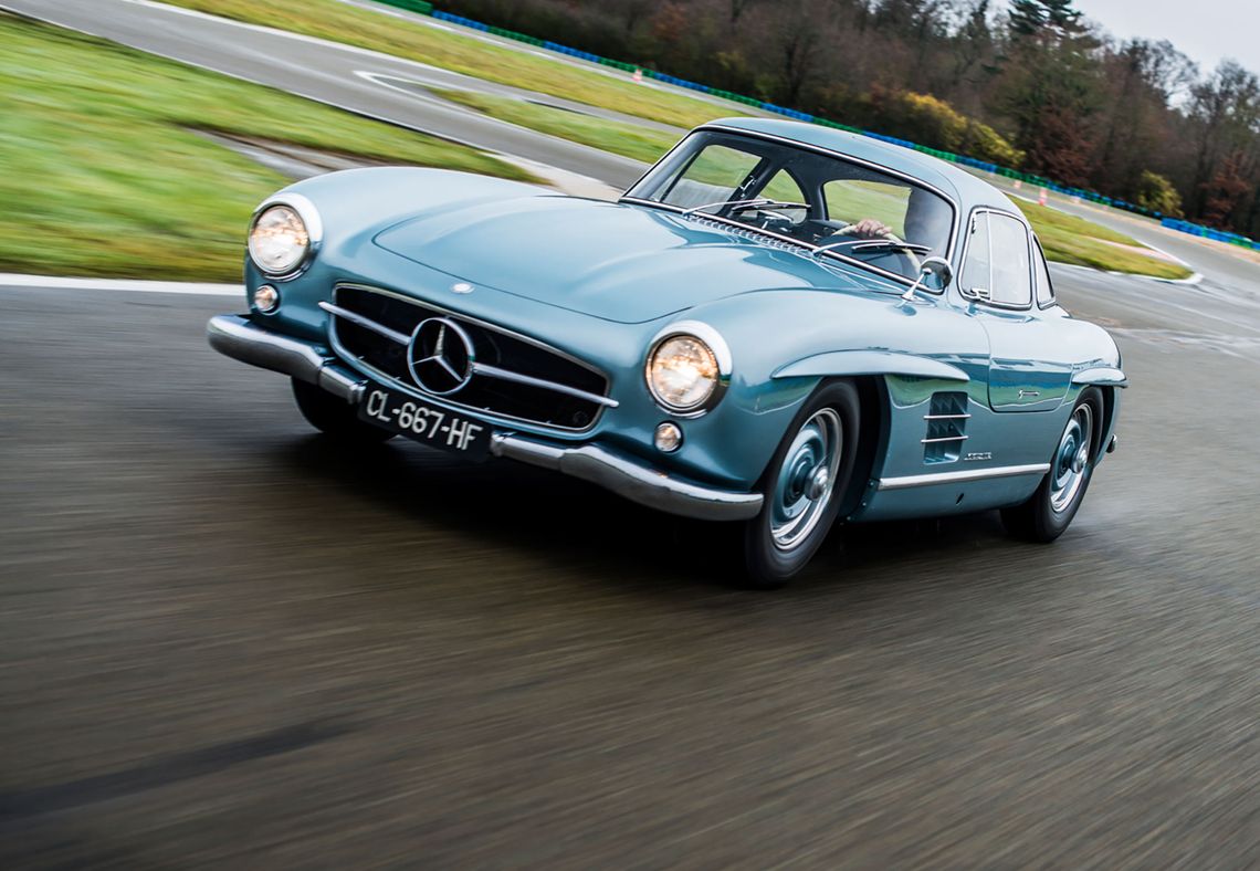 Classic Driver feature on ex-Paul Newman Mercedes Benz 300 SL Gullwing restored by Classic Sport Leicht